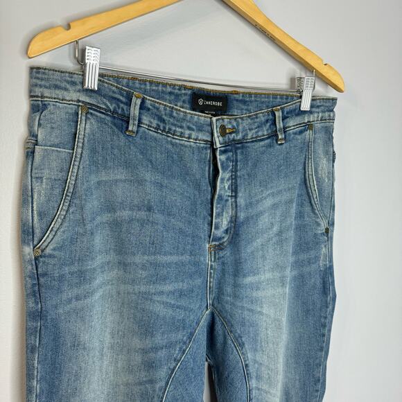 Zanerobe Slingshot Denimo Jogger Pants Tapper Men's 34x34 Stretch Casual - Picture 3 of 11